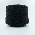 Seventyfive Donegal – 75% Cashmere · 25% Merino Wool Fingering yarn by Filpucci in black