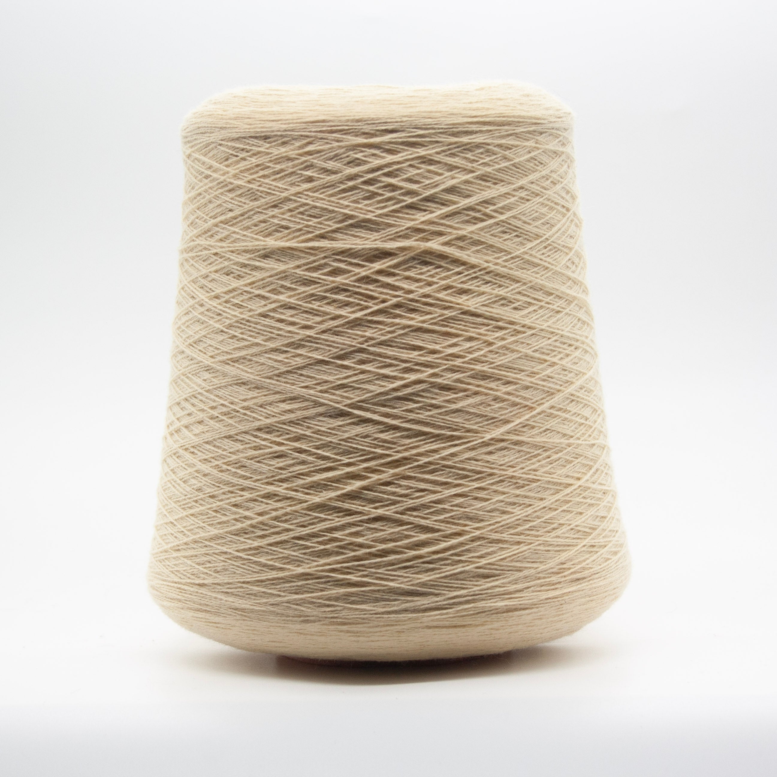Cone of Baby Cashmere Atelier yarn in Vapor Paraffi by Loro Piana