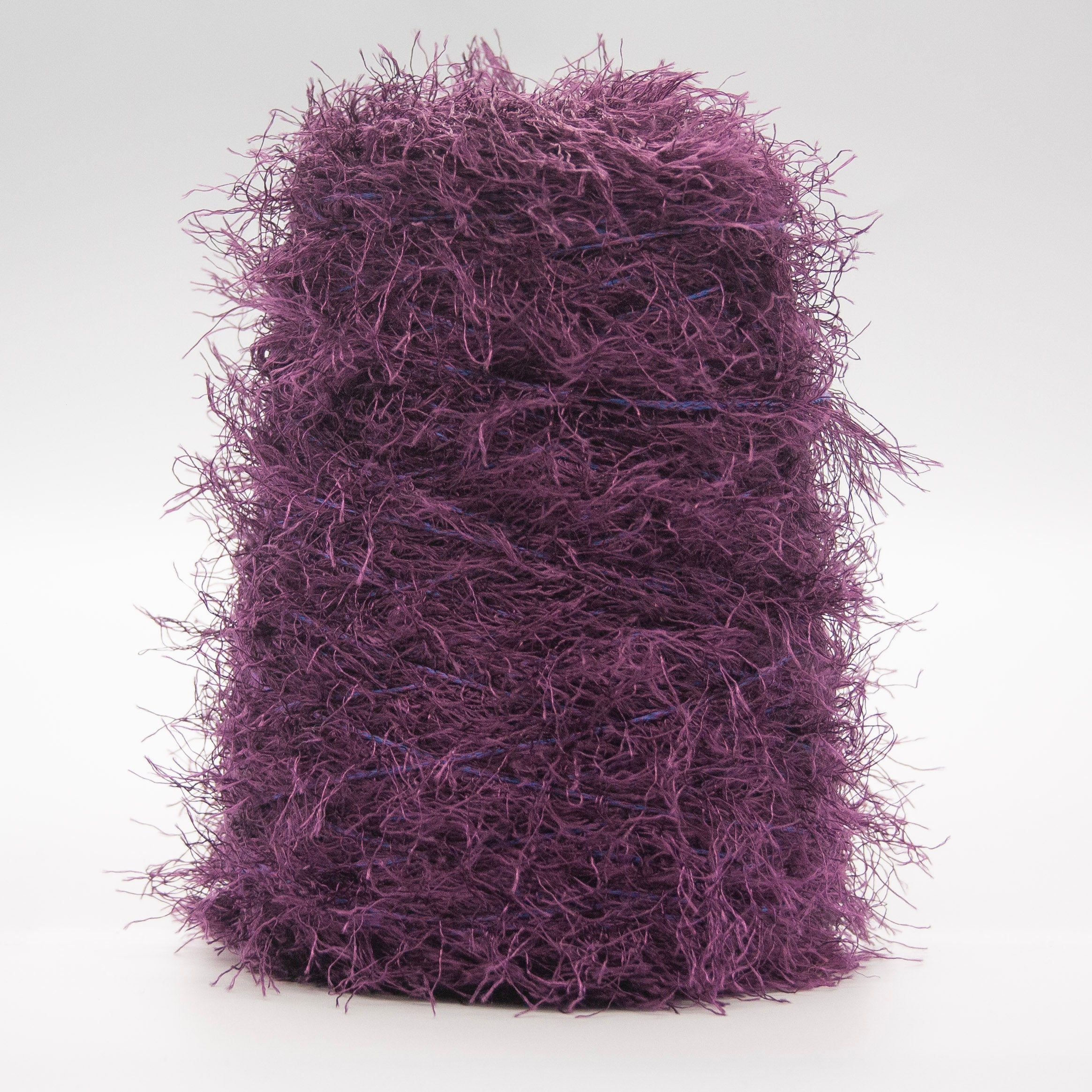 Cone of Bizzare yarn in Wine by Cariaggi Mulberry