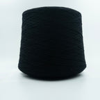 Cone of Cambridge yarn in Night Black by New Mill