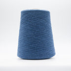 Cone of Cashmere Duetrentasei yarn in Horizon by Cariaggi Blue