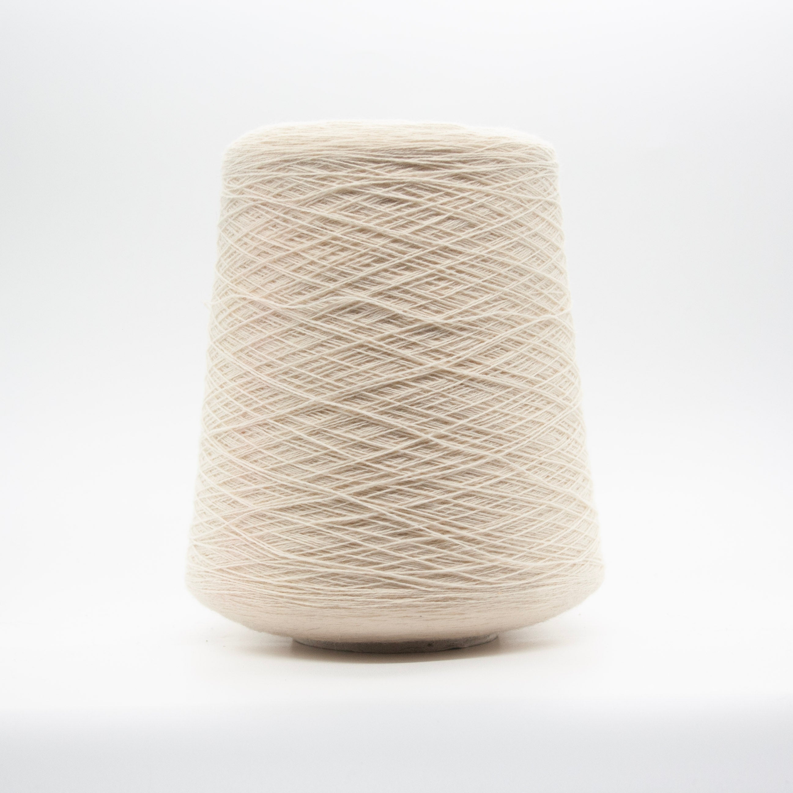 Cone of Cashmere Signature yarn in Paper by Cariaggi Cotton