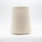 Cone of Cashmere Signature yarn in White by Cariaggi Greggio