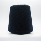 Cone of Cashmere Signature yarn in Ink by Cariaggi Indigo