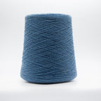 Cone of Cashmere Signature yarn in Blue by Cariaggi Niagara