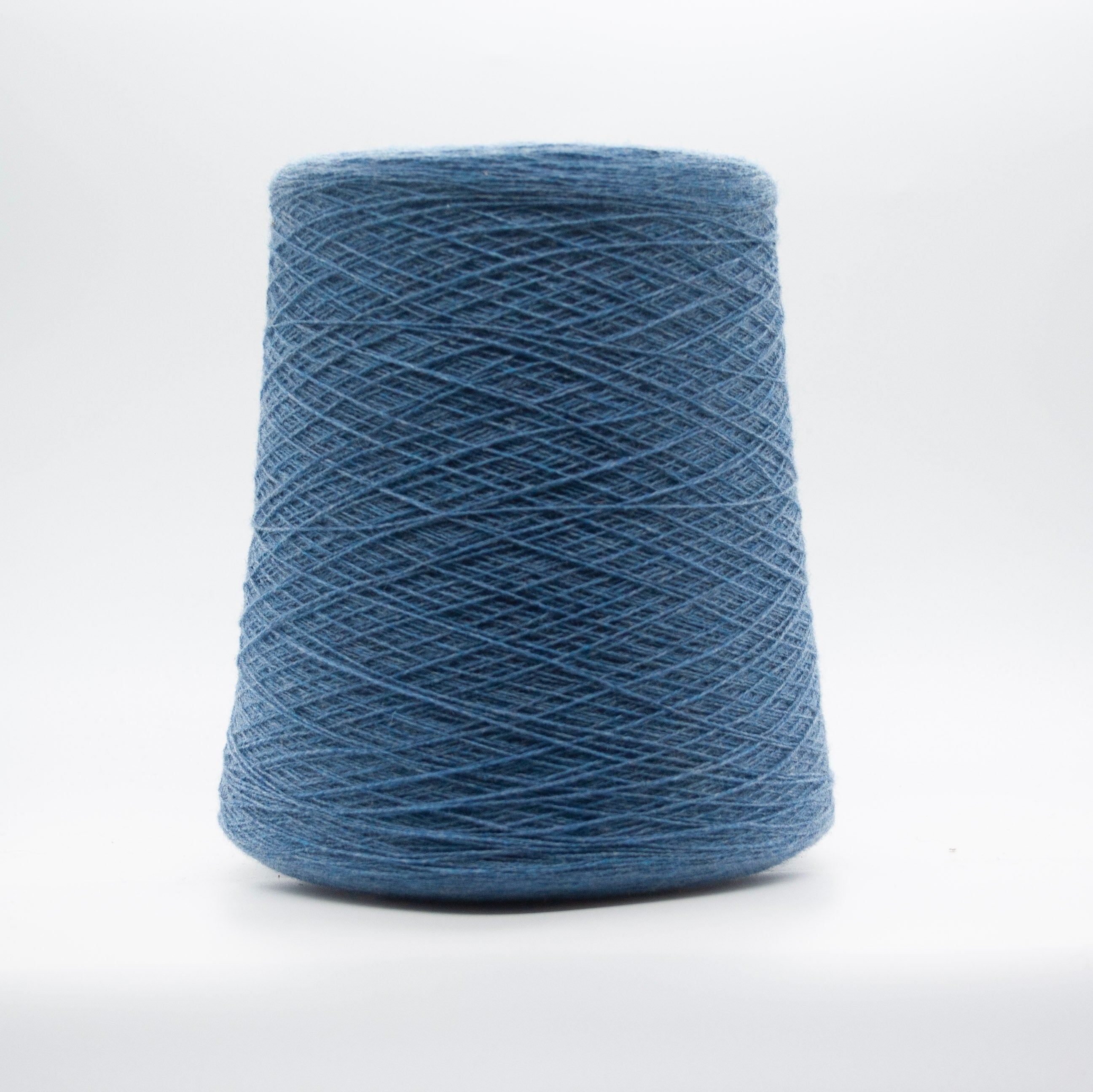 Cone of Cashmere Signature yarn in Blue by Cariaggi Niagara