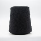 Cone of Cashmere Signature yarn in Black by Cariaggi Panama