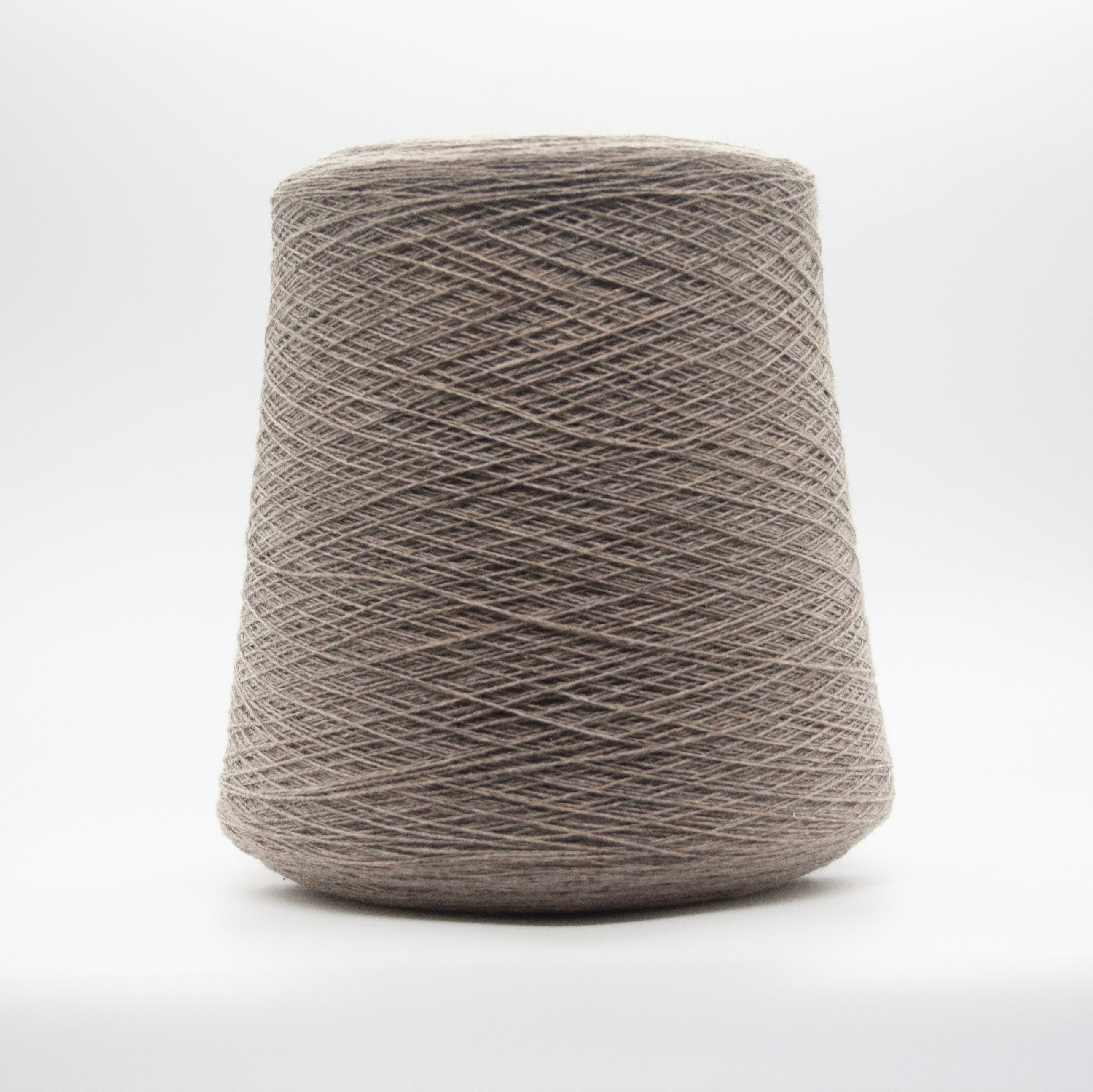 Cone of Cashmere Signature yarn in Brown by Cariaggi Peppercorn