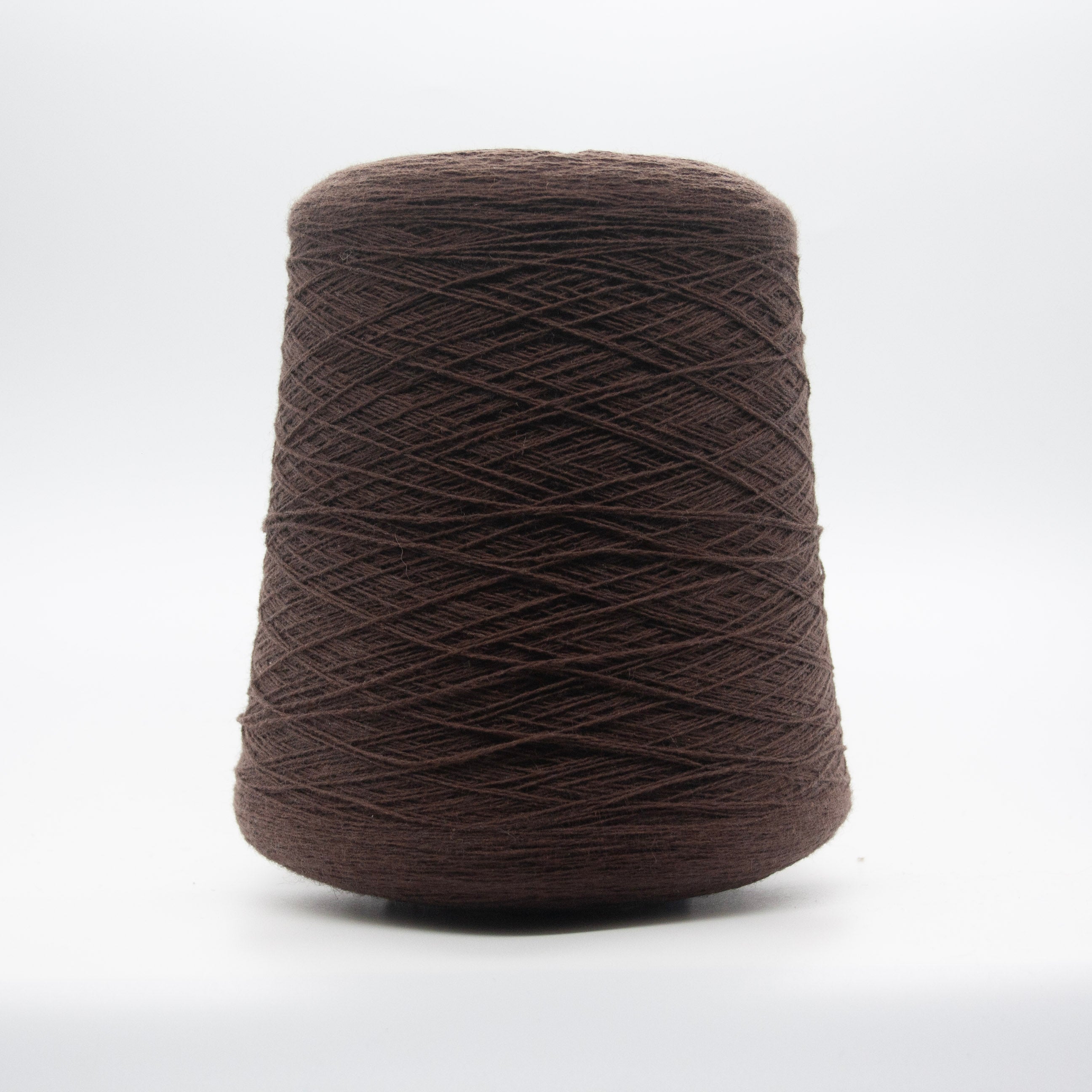 Cone of Cashmere Signature yarn in Bean by Cariaggi Roasted