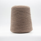 Cone of Cashmere Signature yarn in Ink by Cariaggi Sepia