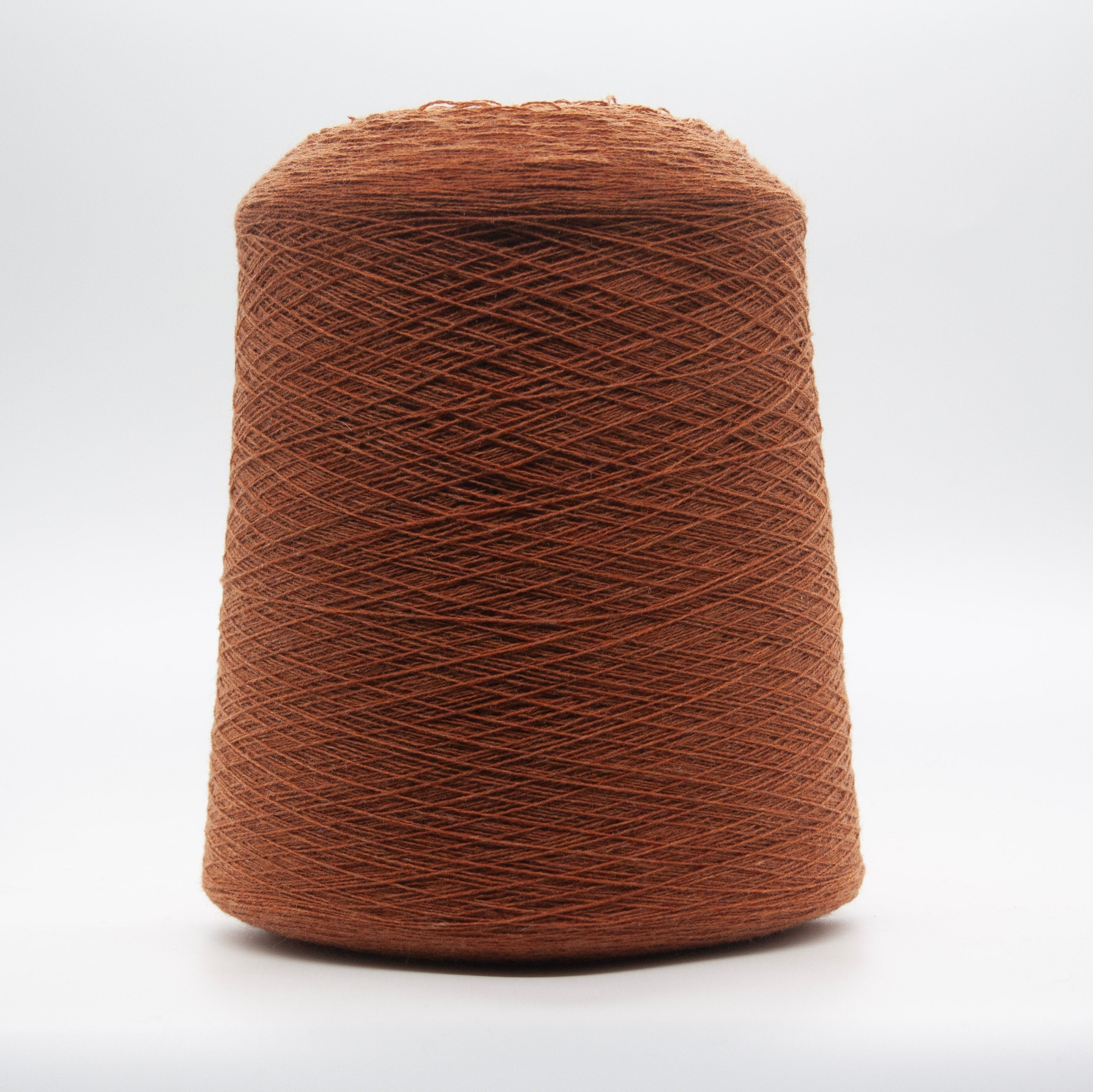 Cone of Cashmere Vicuna yarn in Brown by Cariaggi Canelo