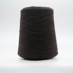 Cone of Cashmere Vicuna yarn in Cocoa by Cariaggi Dark