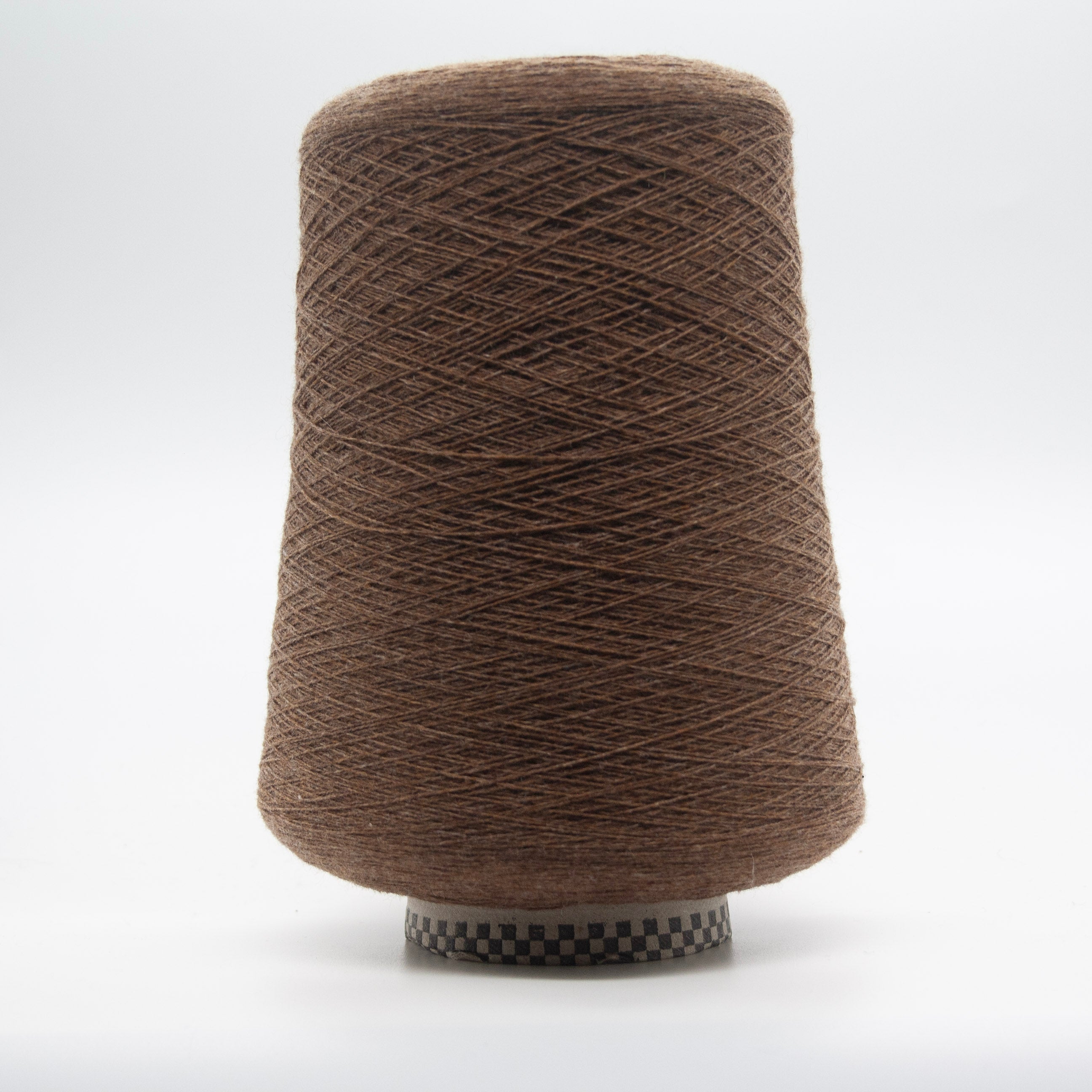 Cone of Cashmere Vicuna yarn in Brown by Cariaggi Vicuna