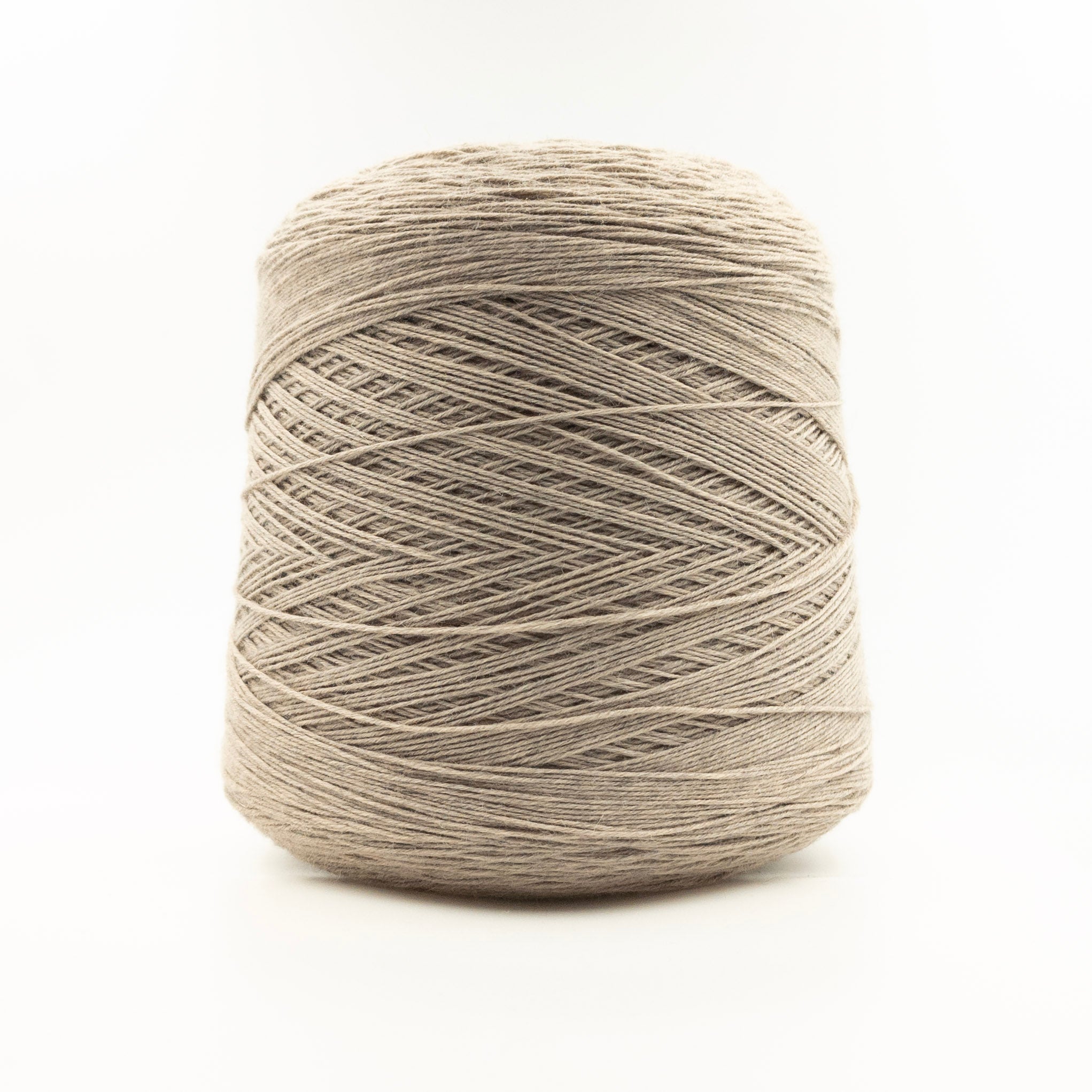 Cone of Classico yarn in Silver Mink by Filati Venezia