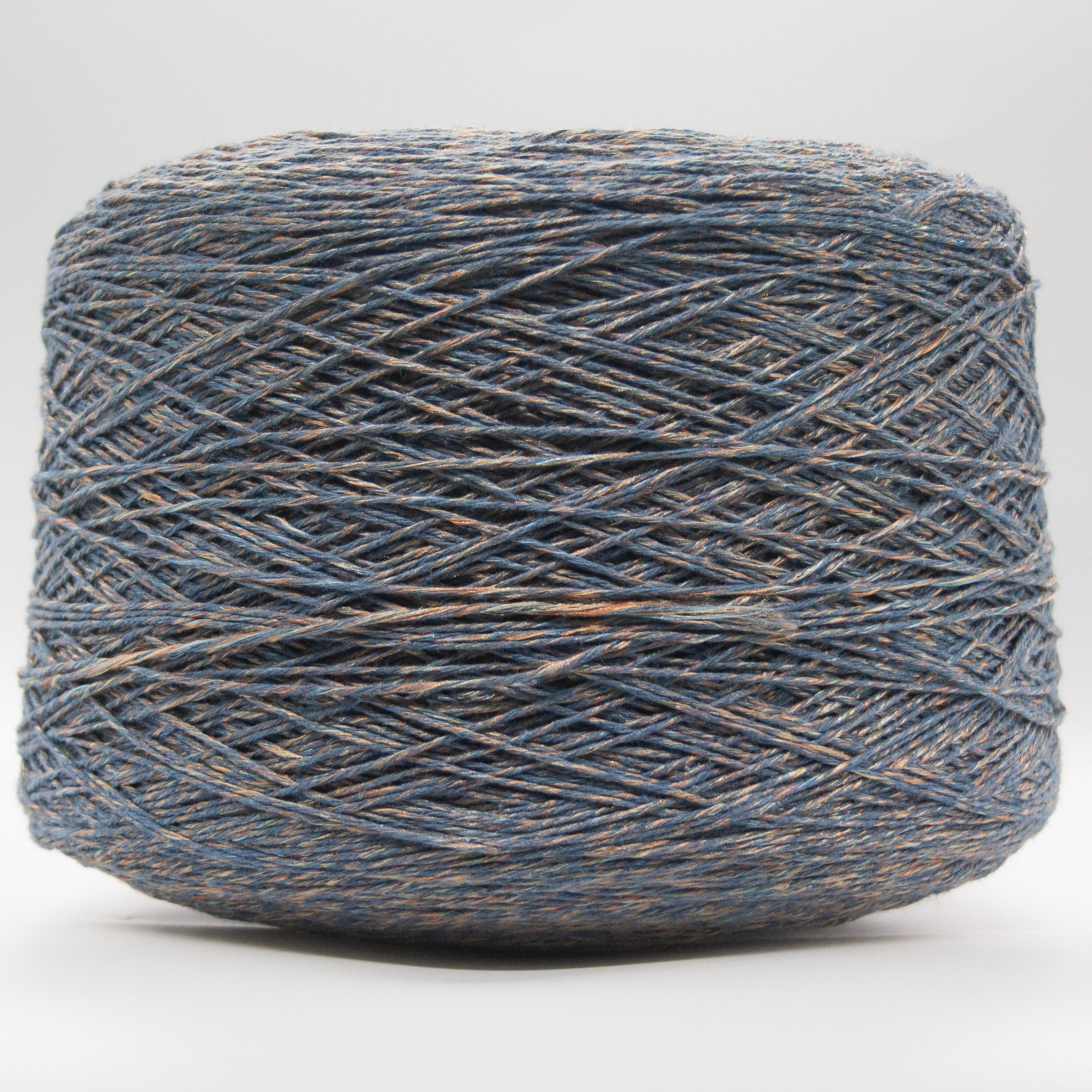 Cone of Cotton Gold yarn in Denim Gold by Filati Venezia