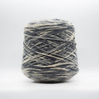 Cone of Dream yarn in Fumo Melange by Filati Venezia