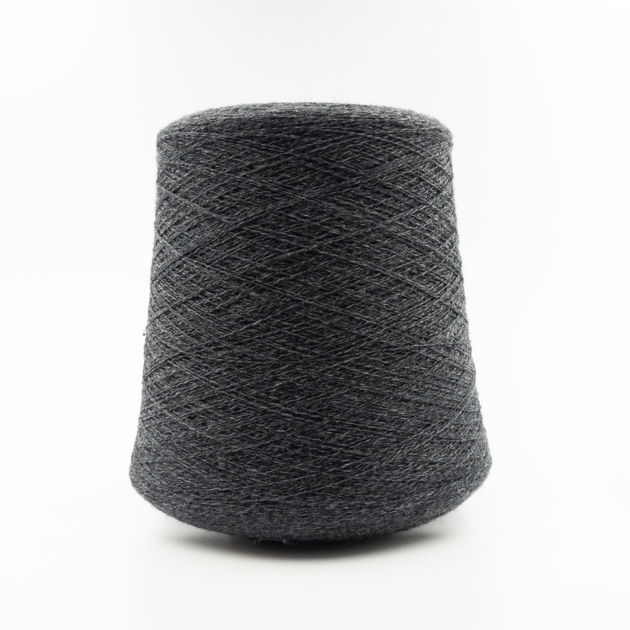 Cone of Matis yarn in Profondo by Linsieme Antracite