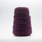 Cone of Merino Grosso 2250 yarn in Fico Nero by Filati Venezia