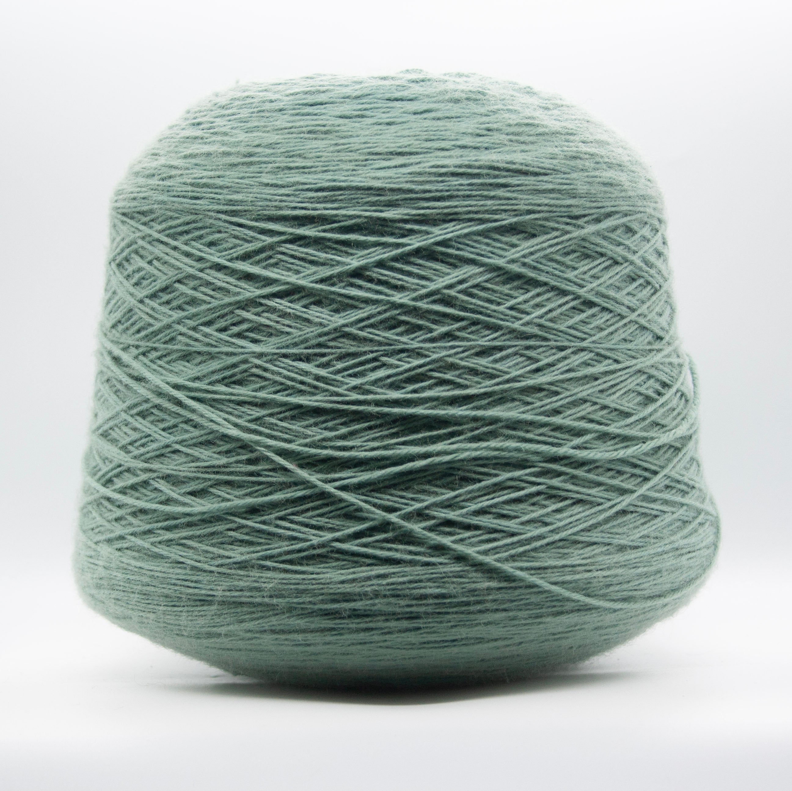 Cone of Merino Tiffany yarn in Tiffany Green by Filati Venezia