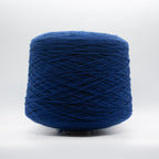 Cone of Merinos 10 44 yarn in Blu Imperiale by Filati Venezia