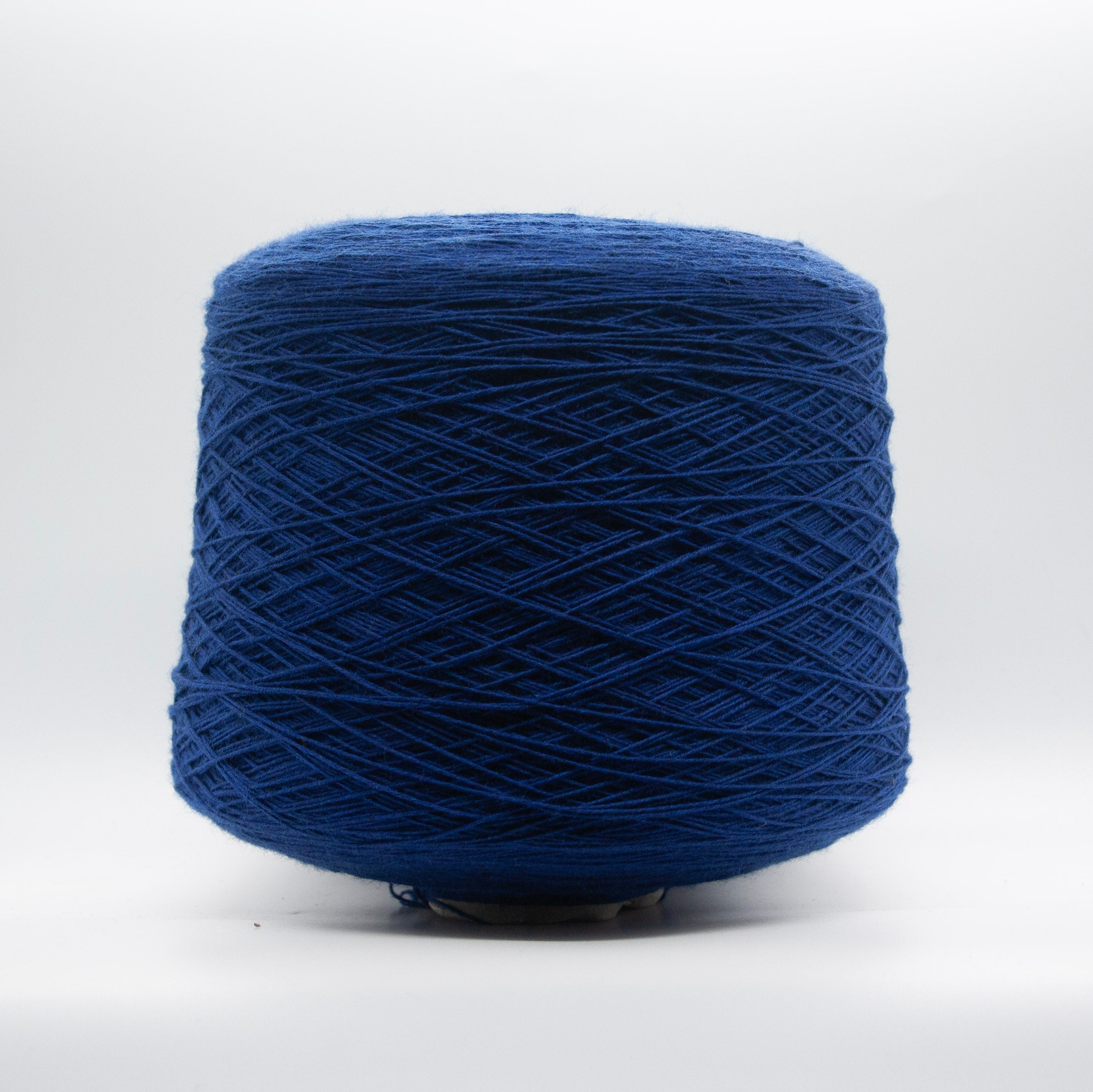 Cone of Merinos 10 44 yarn in Blu Imperiale by Filati Venezia