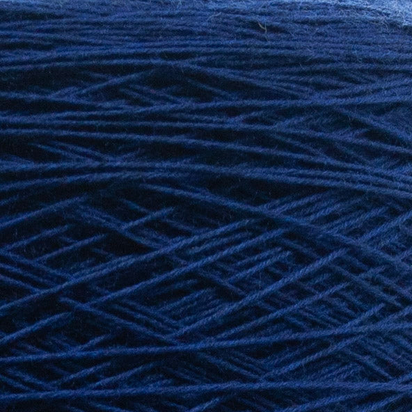 Close up of Merinos 10 44 by Filati Venezia – Blu Imperiale