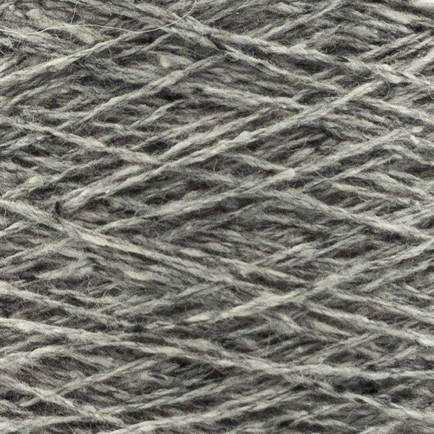 Close up of Monviso Tweed by Millefili Perla – Nebbia