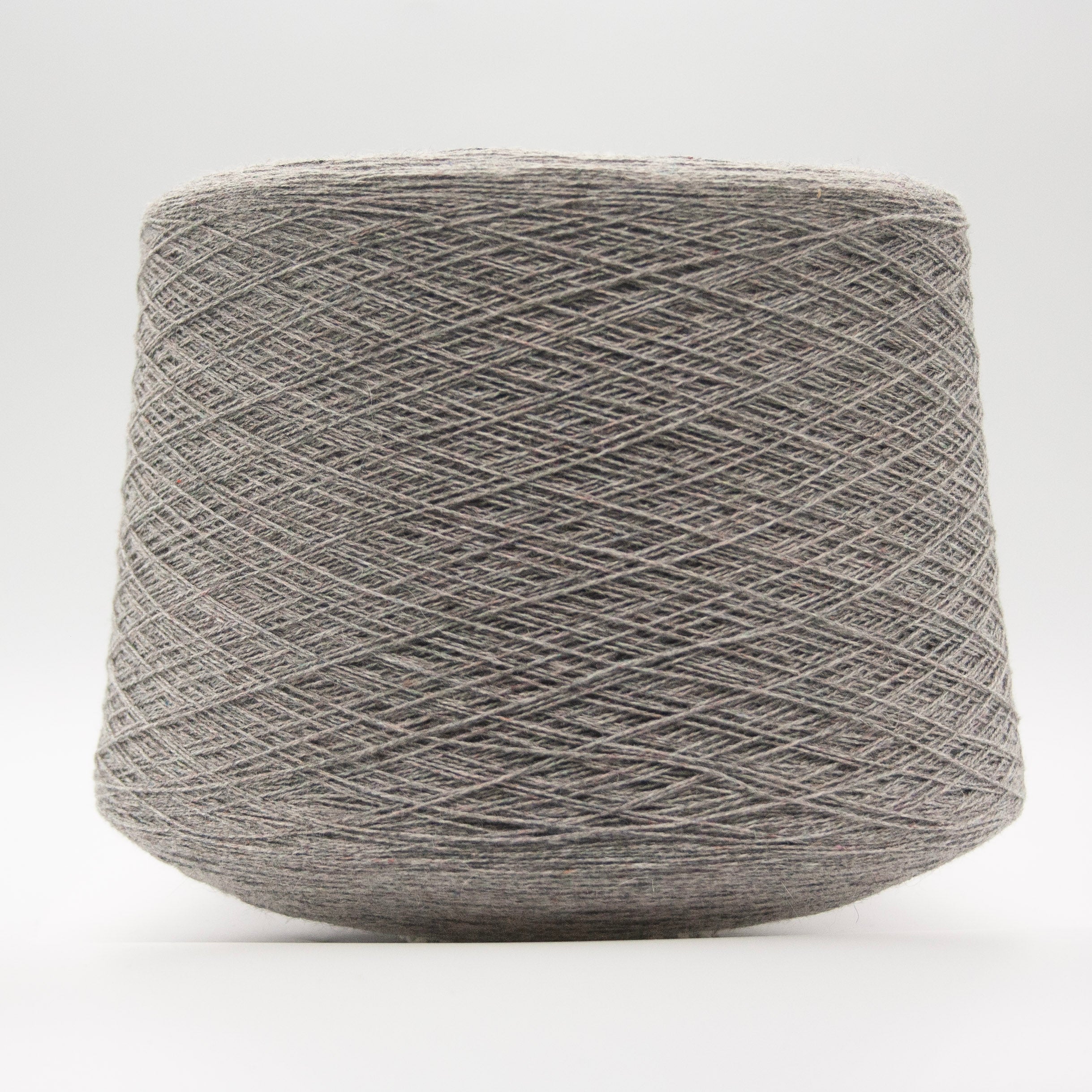 Cone of Moovo Cash 30 yarn in Modesto Cenere Lieve by Filati Biagioli