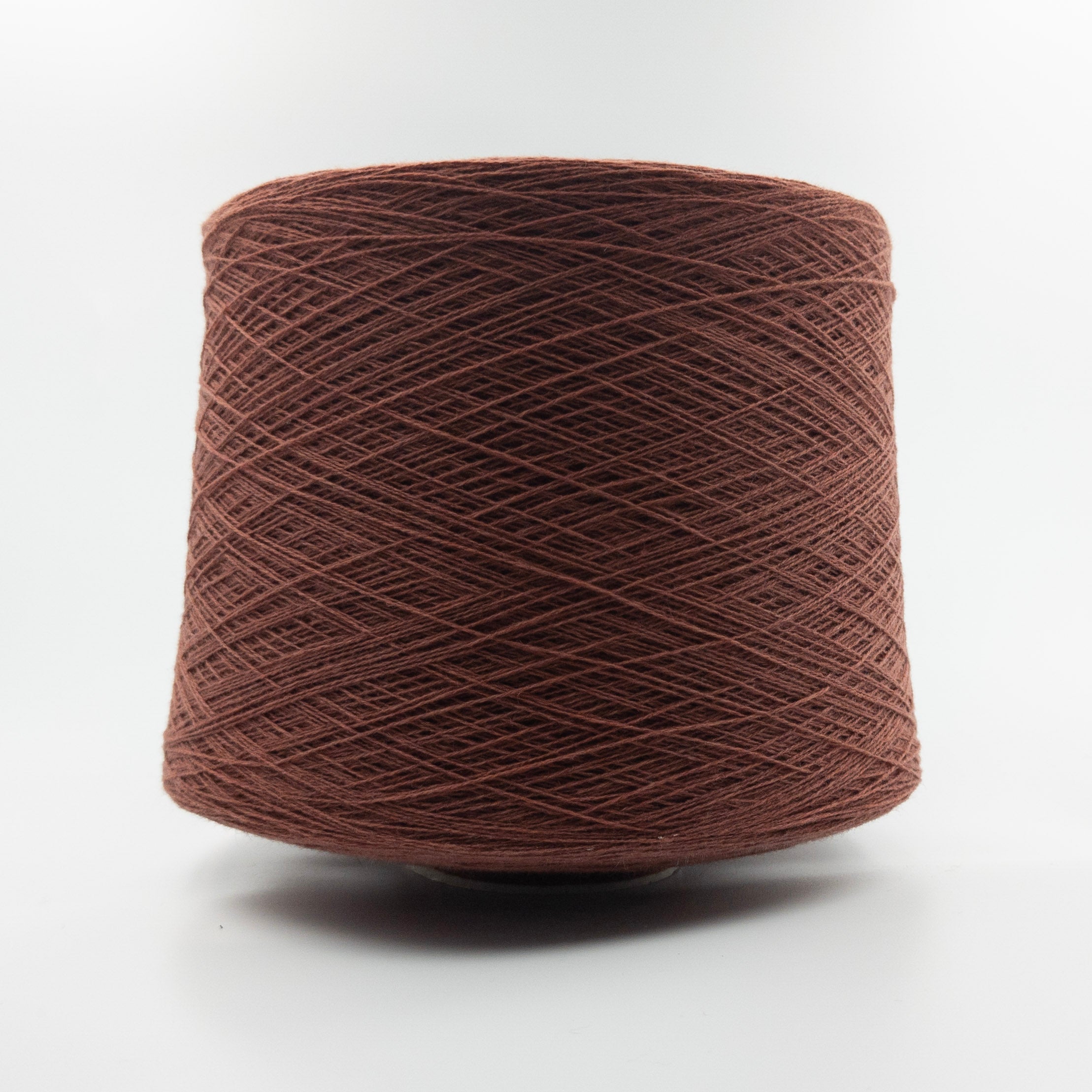 Cone of Ninetyfive Lace yarn in Brown by Filpucci Mattone