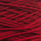 Close up of Pirenei Aran by Filati Venezia – Rosso Cremisi