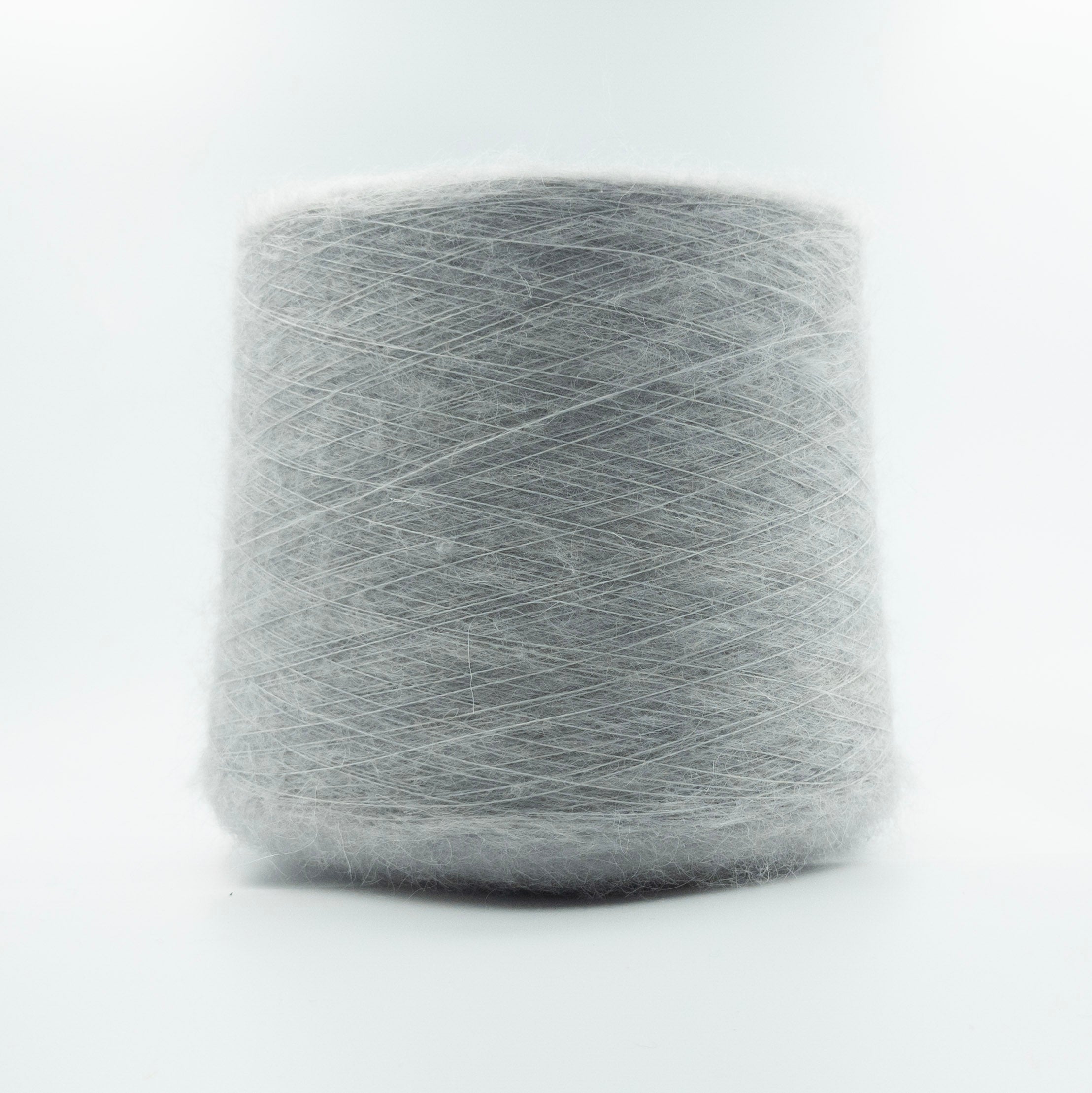 Cone of Quebec yarn in Olivo Mist Grey by Lanificio Dell