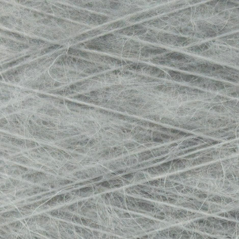 Close up of Quebec by Lanificio Dell – Olivo Mist Grey