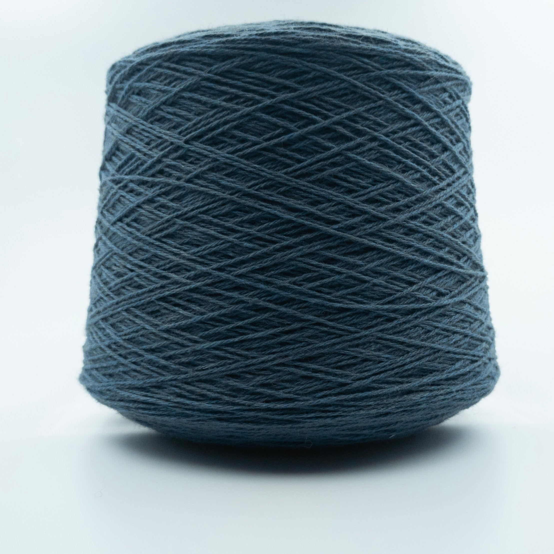 Cone of Sahara yarn in Pantone Blue by Filati Venezia