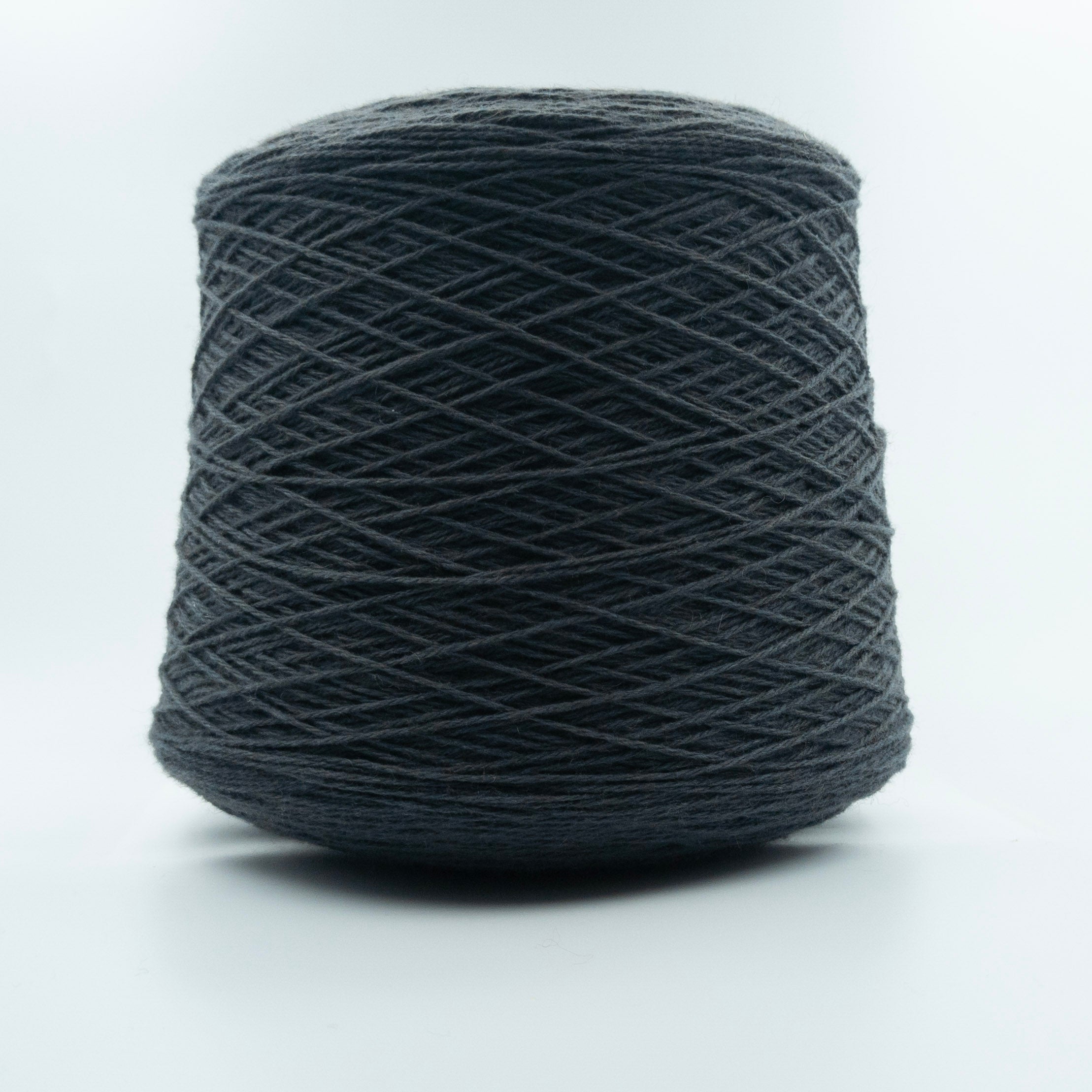 Cone of Sahara yarn in Teal Grey by Filati Venezia