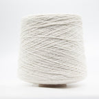 Cone of Seta Bourette yarn in Neve Alpina by Filati Venezia