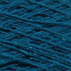 Close up of Seta Bourette by Filati Venezia – Petrolio Blu