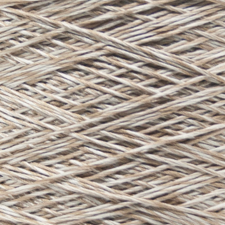 Close up of Seta Schappe by Filati Venezia – Avena Melange