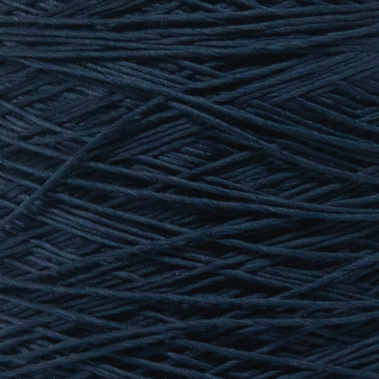 Close up of Seta Schappe by Filati Venezia – Blu Classico