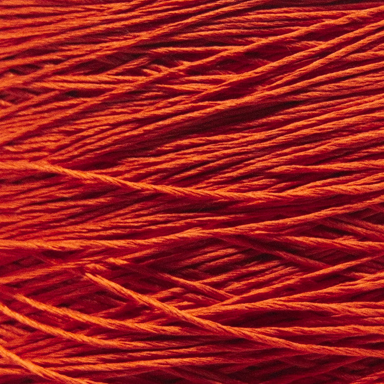 Close up of Seta Schappe by Filati Venezia – Corallo Vivo