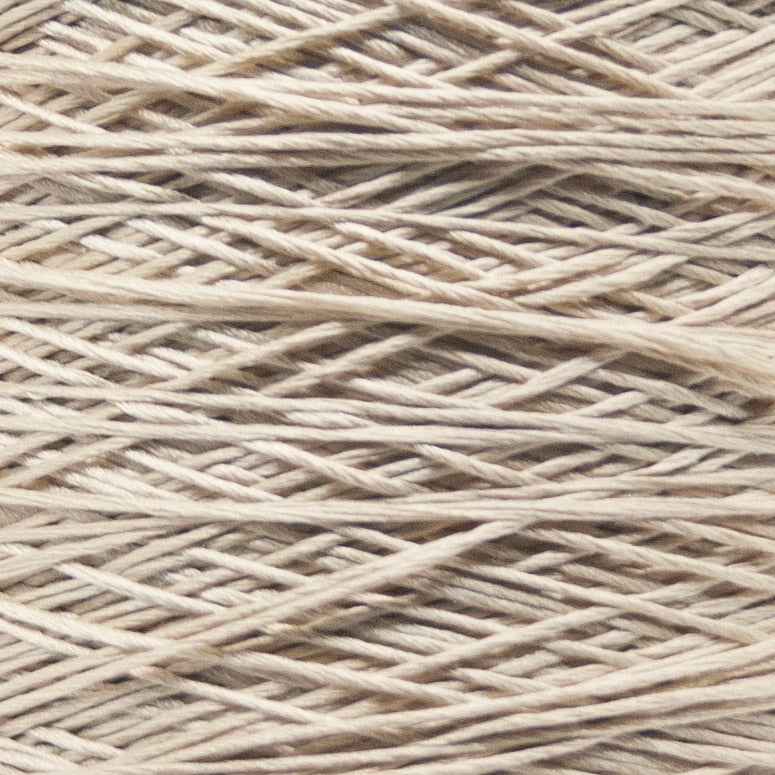 Close up of Seta Schappe by Filati Venezia – Crema Antica