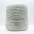 Cone of Seta Schappe Soft Touch yarn in Ghiaccio Melange by Filati Venezia
