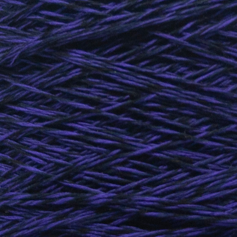 Close up of Seta Schappe Soft Touch by Filati Venezia – Viola Melange