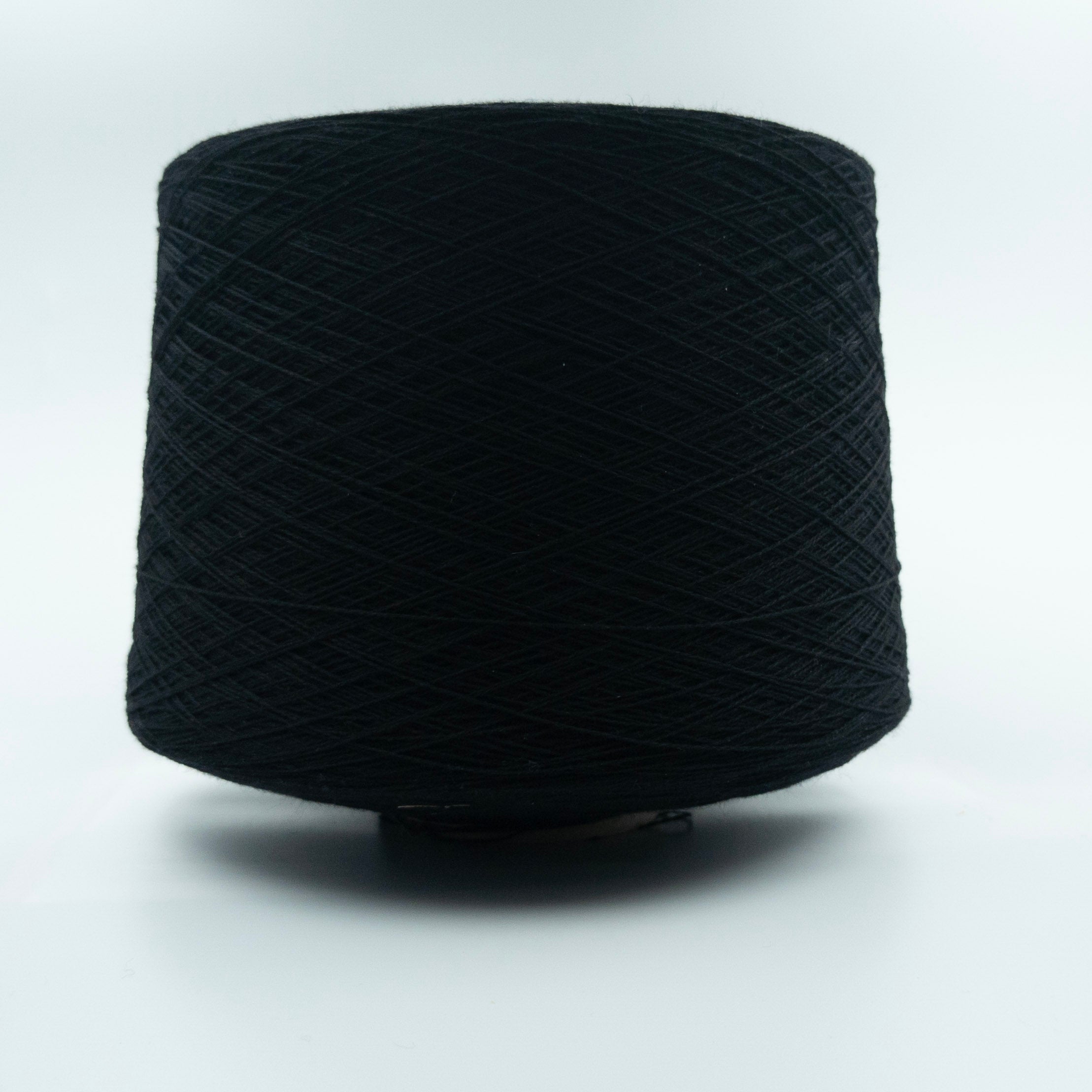 Cone of Silkash 30 yarn in Black by Filpucci Nero