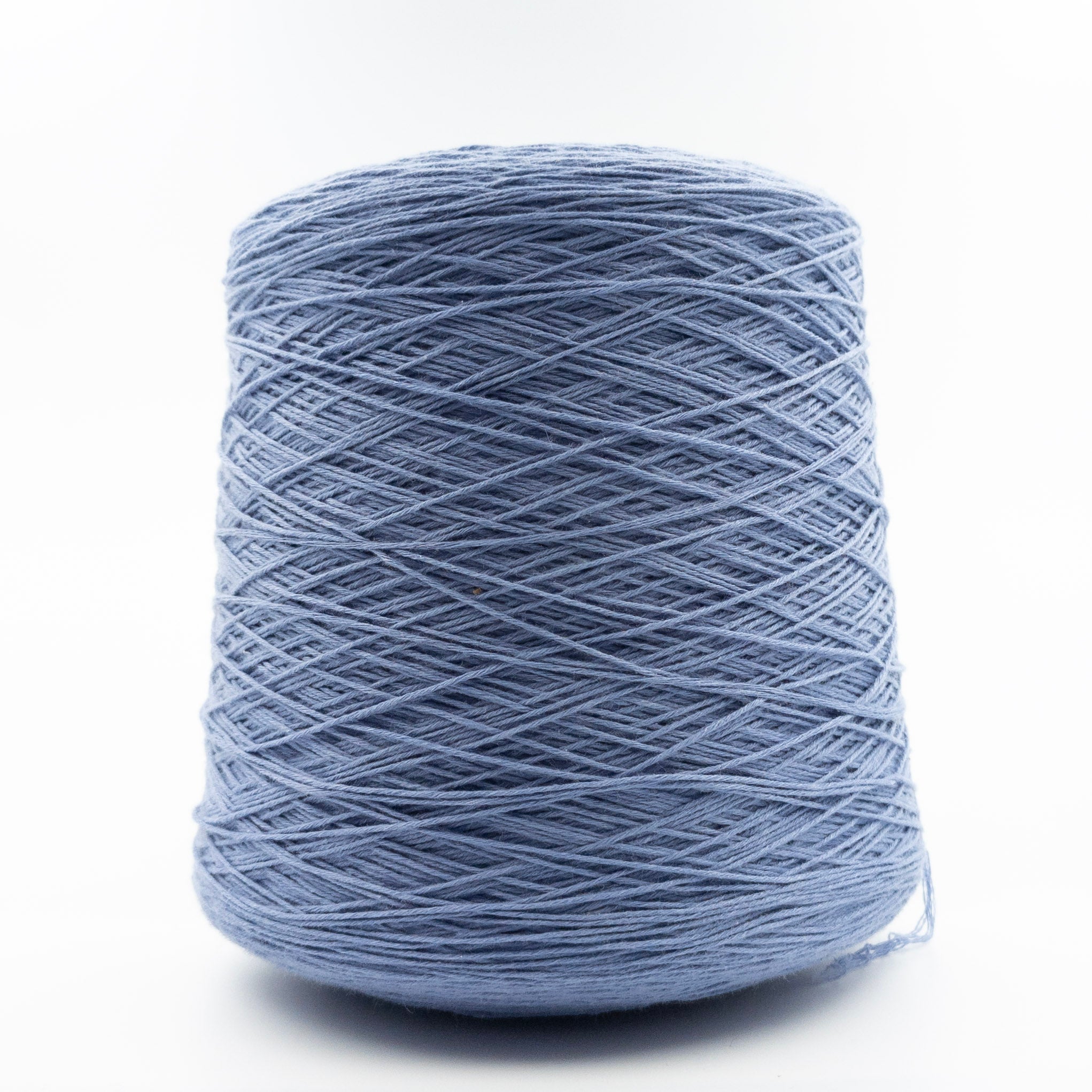 Cone of Skin yarn in Blue Heron by Zegna Baruffa