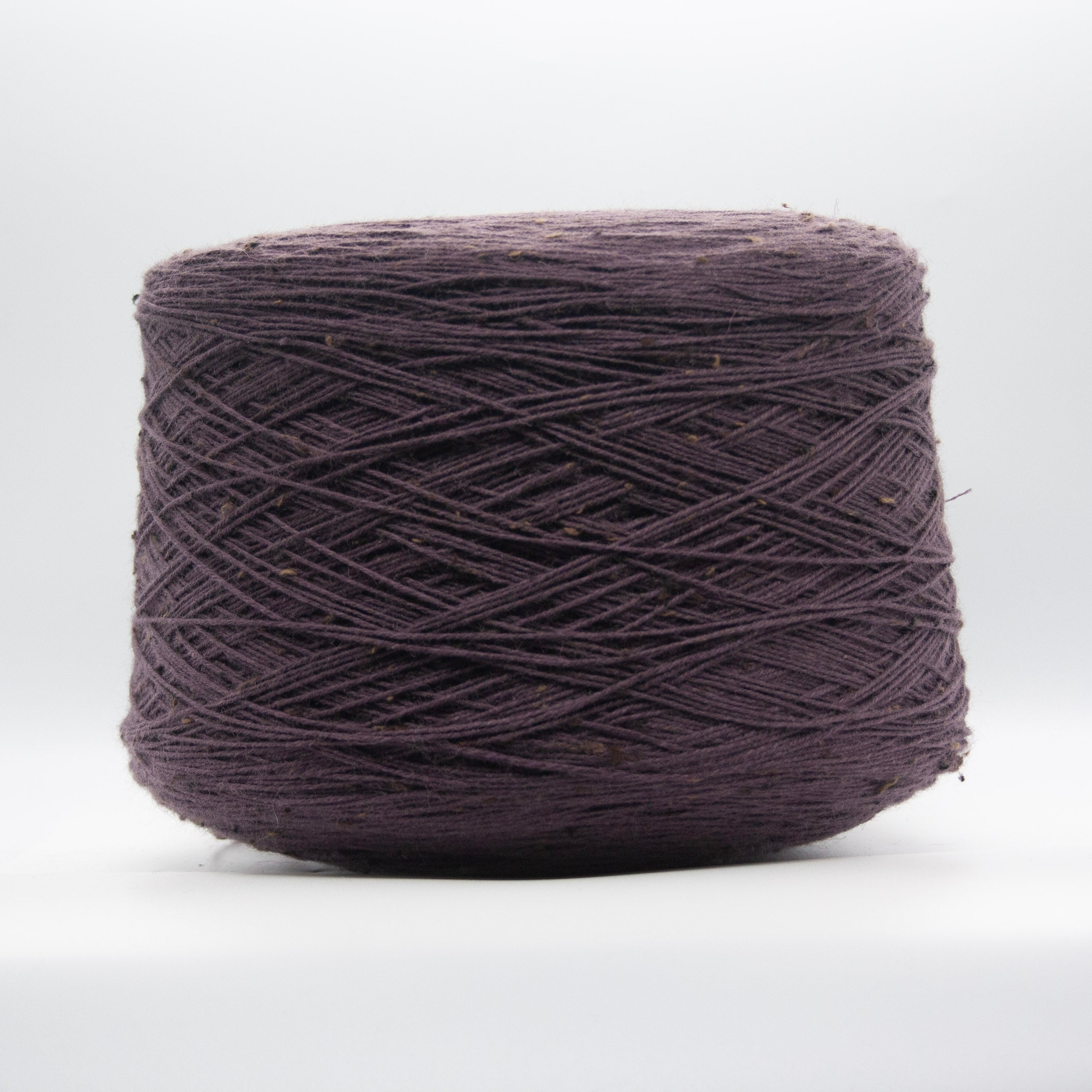 Cone of Slubby Green yarn in Moonscape by Filati Venezia