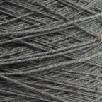 Close up of Slubby Green by Filati Venezia – Neutral Grey