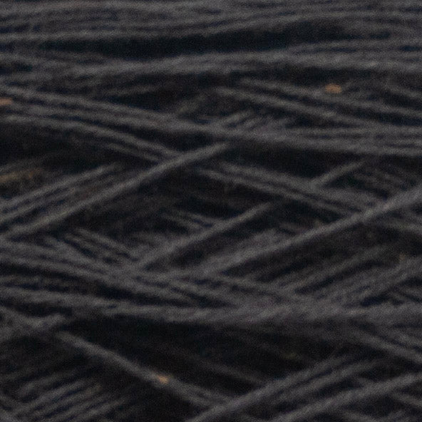 Close up of Slubby Green by Filati Venezia – Smoked Pearl
