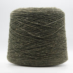 Cone of Soft Donegal yarn in 5561 Moss by Donegal Yarns
