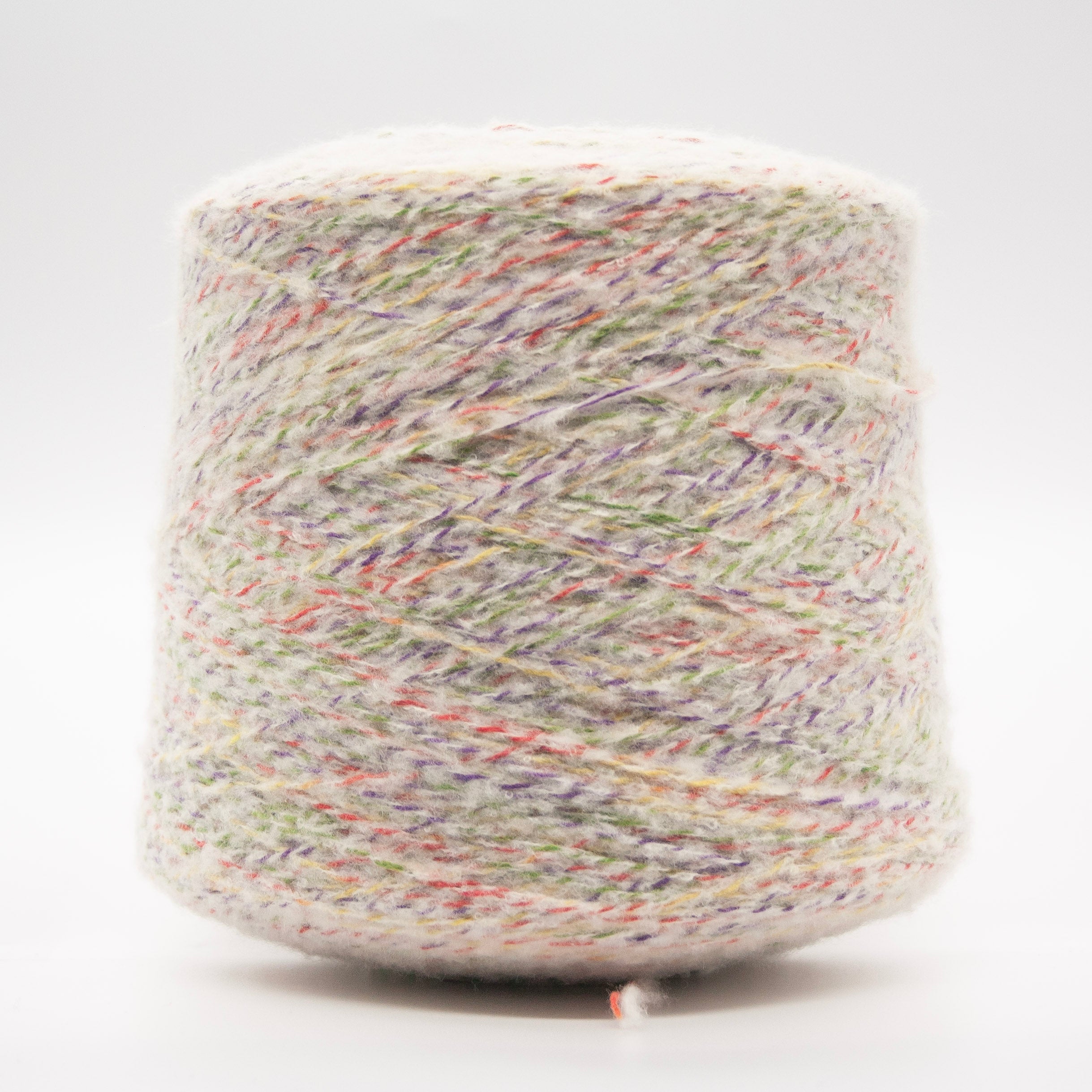 Cone of Soft Multicolour yarn in Modesto Soft Rainbow by Filati Biagioli