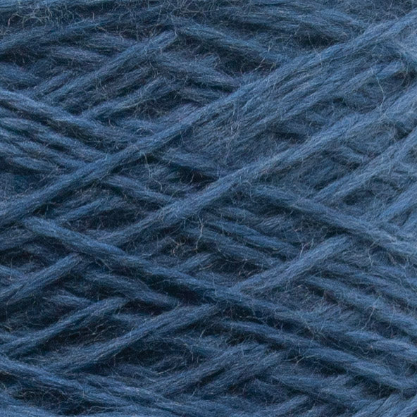 Close up of Sogno by Filati Venezia – Blue Avio Melange